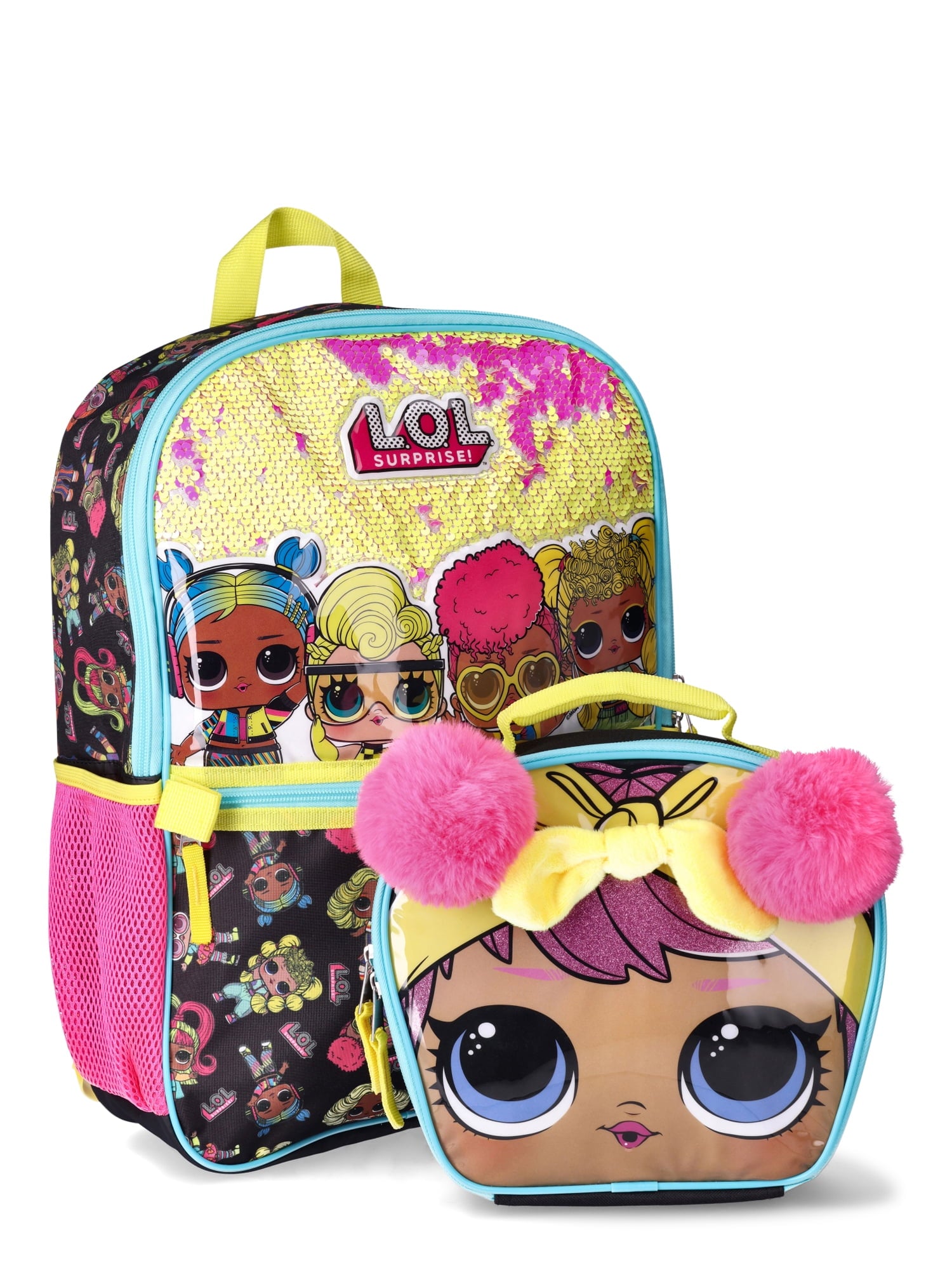 backpack with lunch bag 17 laptop MGA LOL B.B. Nation Girls 17" Laptop Backpack with Lunch Bag 2-Piece S – Jamestown Trading Company