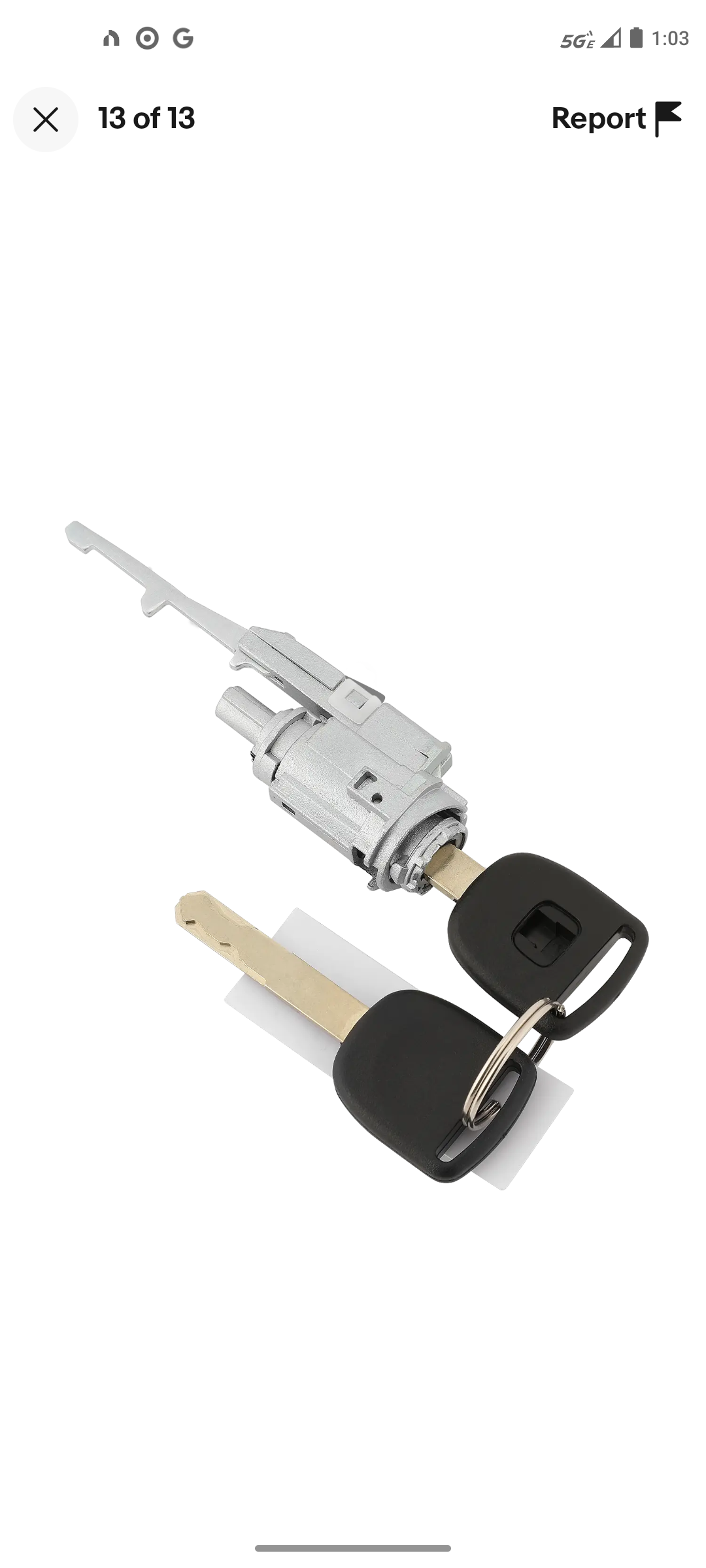 Ignition Key Switch Cylinder Lock w/2 Keys For 2002-2014 Honda Accord Acura USA