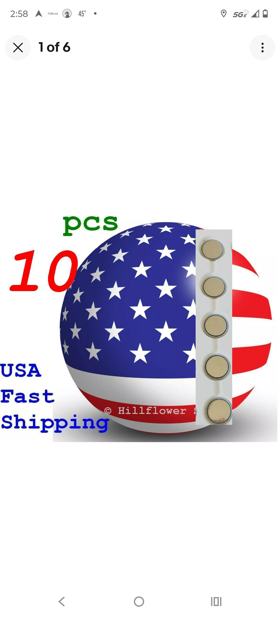 CR1216 1216 LM1216 BR1216 Bulk 3V Top Lithium Battery