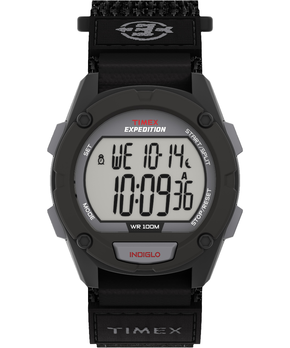 Timex T49949 Mens Watch New 41MM 8.5" Expedition Indiglo 100 Meter WR