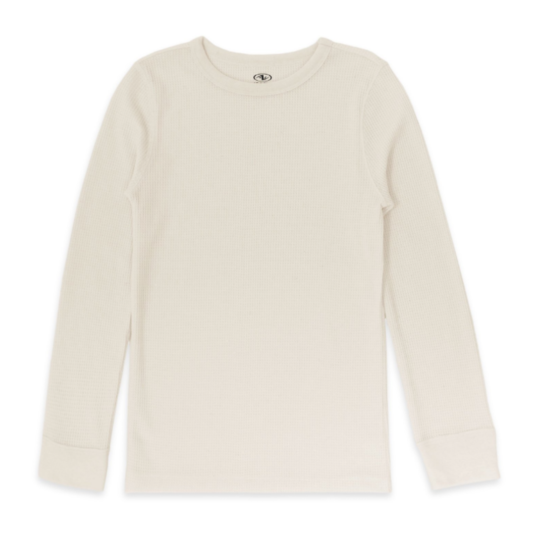 Athletic Works Boys Thermal Underwear Set Natural