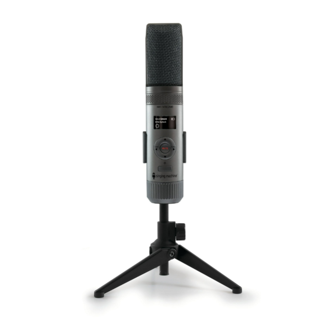 The Singing Machine All-In-One Microphone, Black, SMM2097