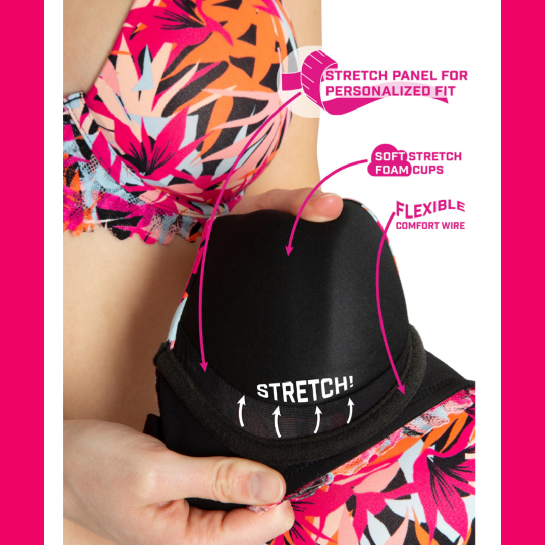 No Boundaries Juniors Flex Wire T-Shirt Bra with Stretch Cup