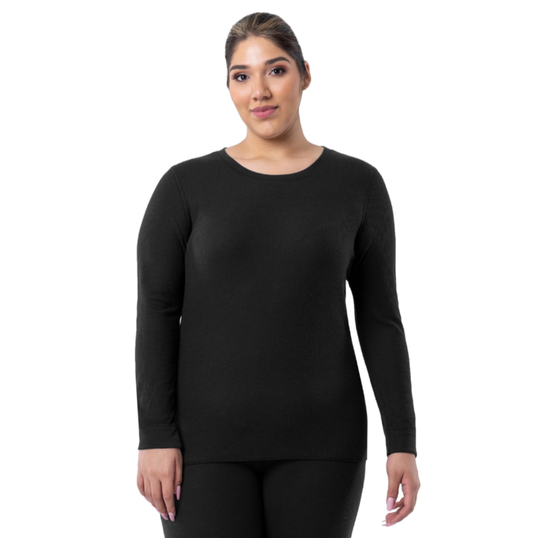 Fruit of the Loom Women's Eversoft Waffle Thermal Long Underwear Top B –  Jamestown Trading Company
