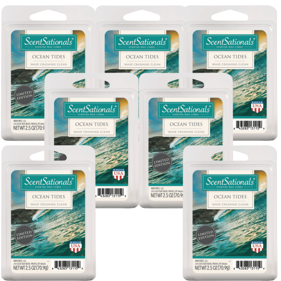 Blast from the Past Collection: Ocean Tides Scented Wax Melts, ScentSationals, 2.5 oz