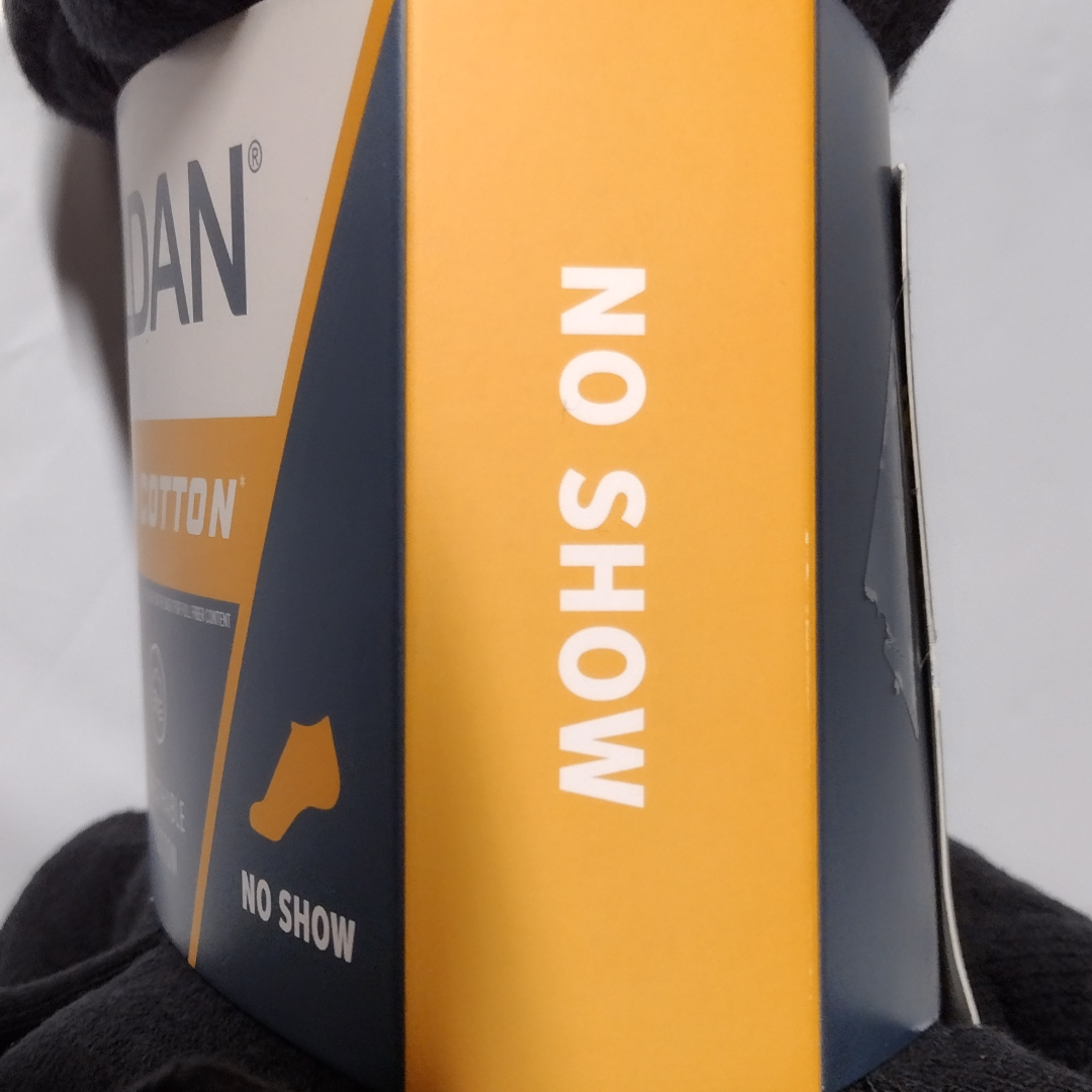 Gildan Men's Stretch Cotton No Show Socks Shoe Size 6-12 12 pairs