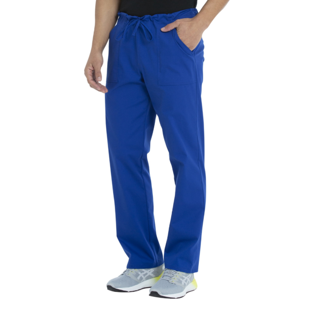 Scrubstar Unisex Solid Drawstring Pant WM01B082 Blue