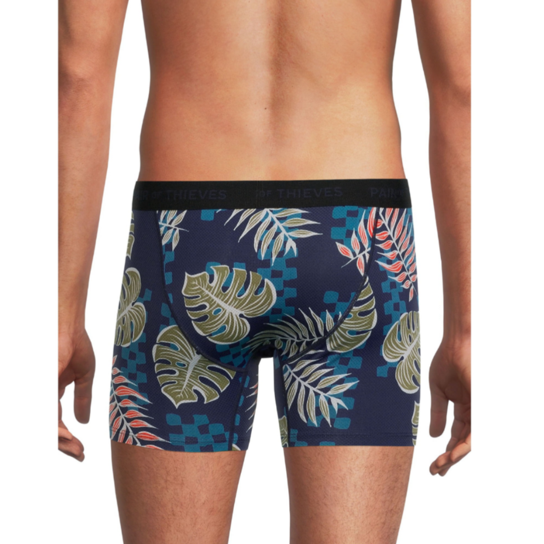 Pair of Thieves SUPERFIT 2-Pack Adult Mens Boxer Briefs Blue