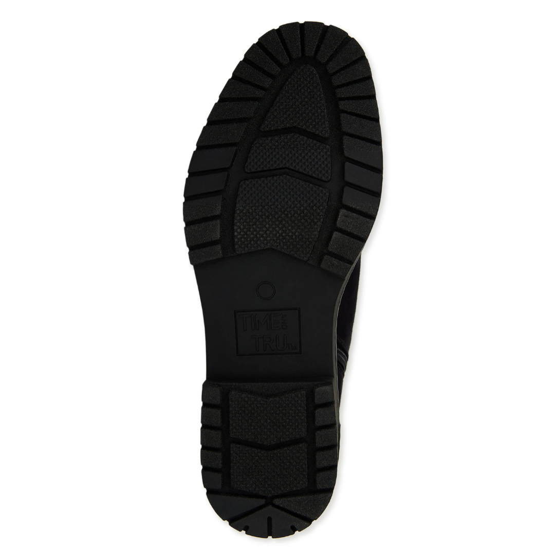 Time and Tru Women's Mid Shaft Chelsea Boots Black