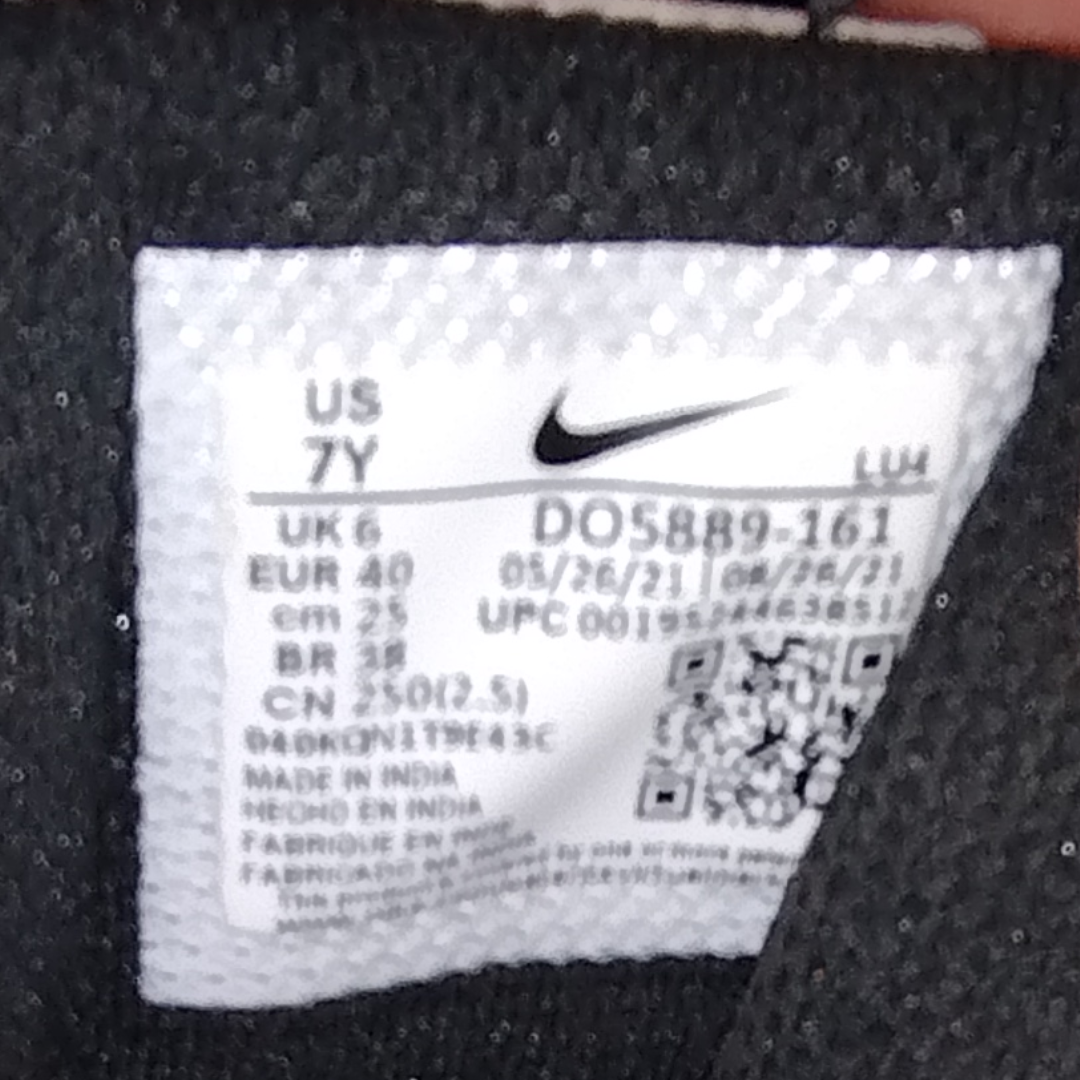 Nike Court Borough Mid 2 7Y (Women's 8.5) (D05889-161) White/Red/Black Pre-owned