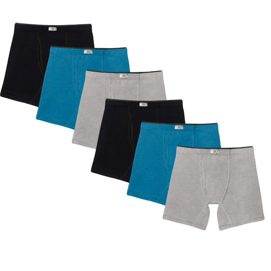 Fruit of the Loom Men's Crafted Comfort Boxer Briefs, 3 Pack