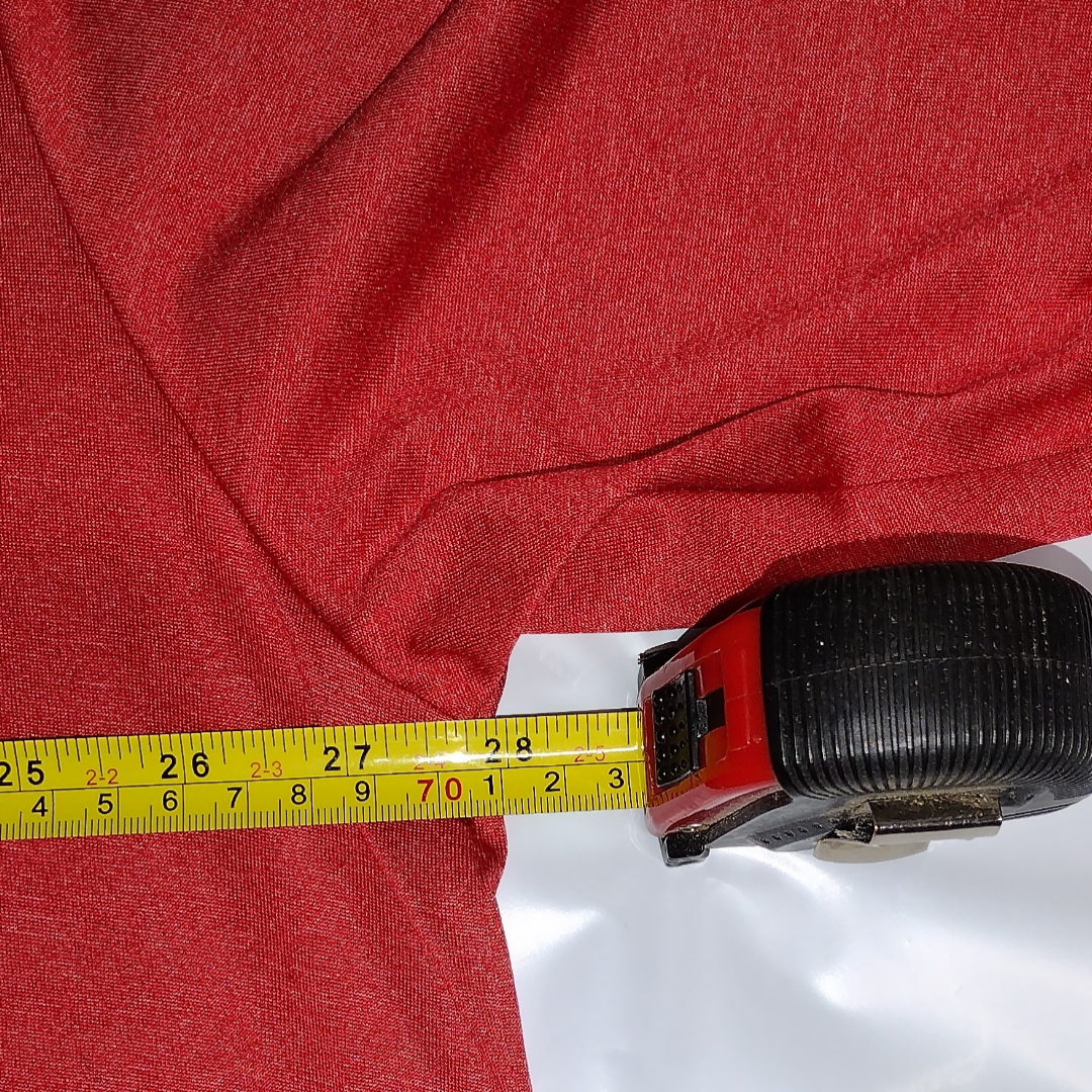 Reebok Polo Shirt Mens 2XL XXXL VERMILION Red PlayDry Golf Stretch Casual Preppy Pre-owned