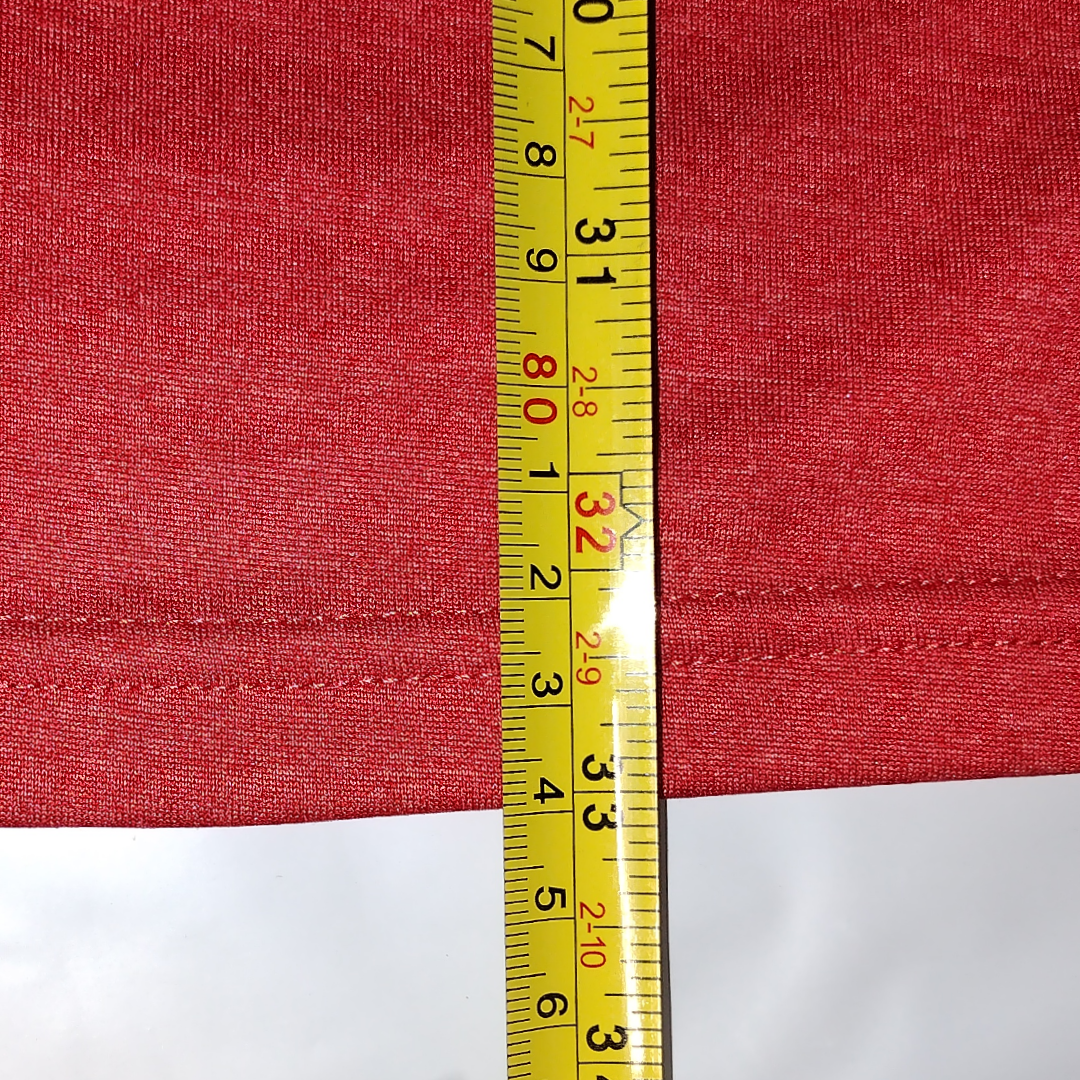 Reebok Polo Shirt Mens 2XL XXXL VERMILION Red PlayDry Golf Stretch Casual Preppy Pre-owned