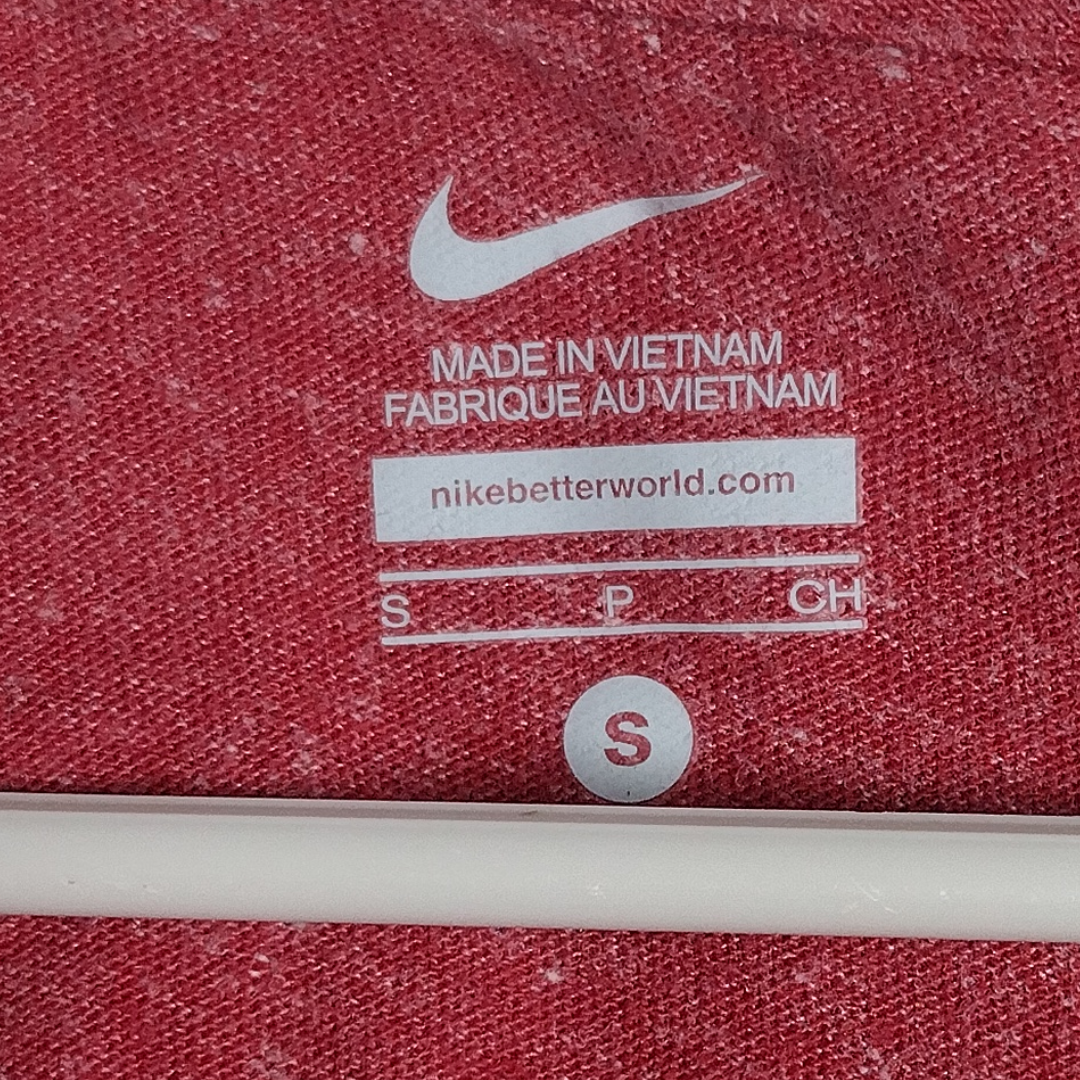 NIKE OKLAHOMA SOONERS OU FULL ZIP WOMEN HEATHERED RED HOODIE SMALL Pre-owned