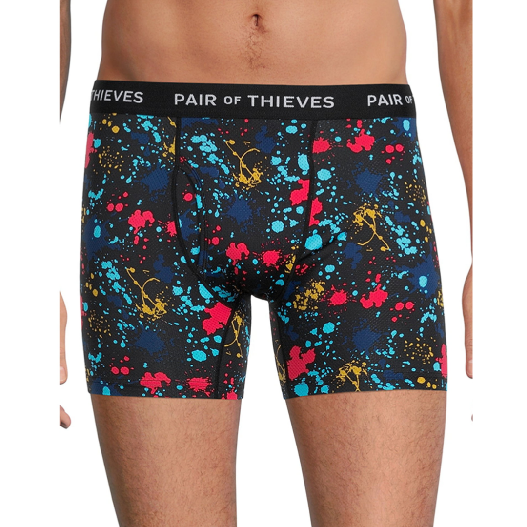 Pair of Thieves Men’s SuperFit Boxer Briefs, 2-Pack Multi