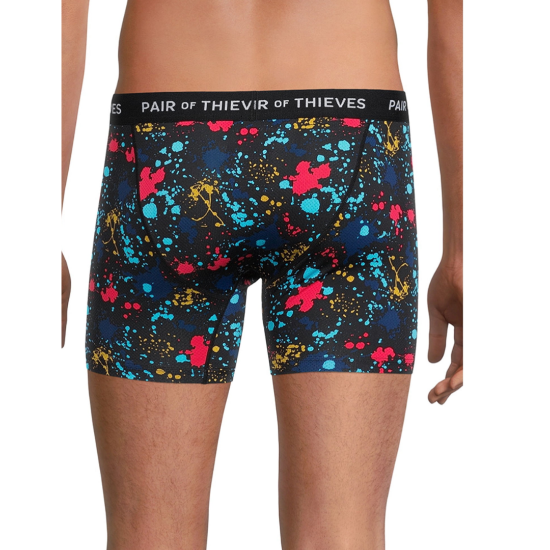 Pair of Thieves Men’s SuperFit Boxer Briefs, 2-Pack Multi