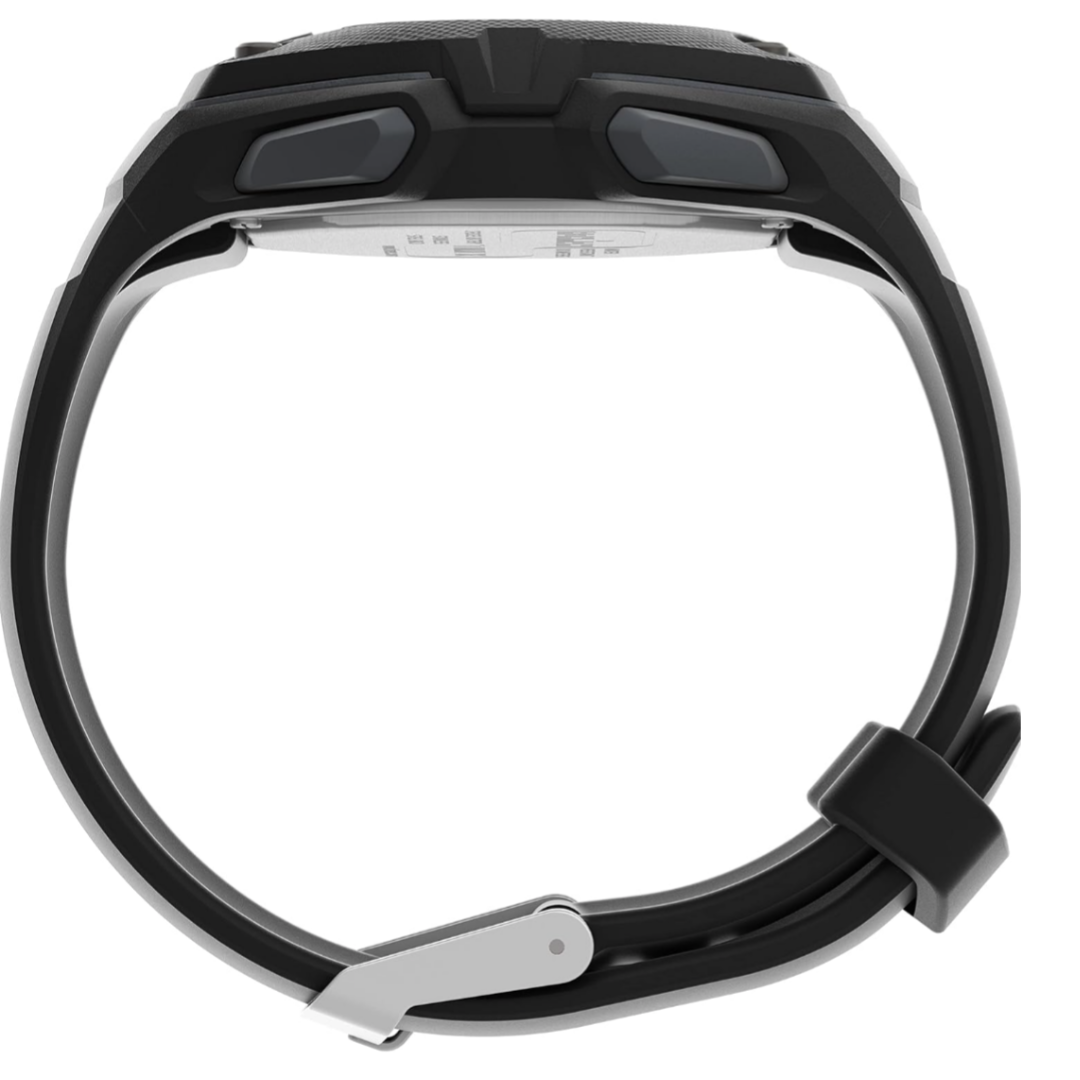 TIMEX Men's IRONMAN Classic 30 Blackout Negative 45mm Sport Watch, Resin Strap