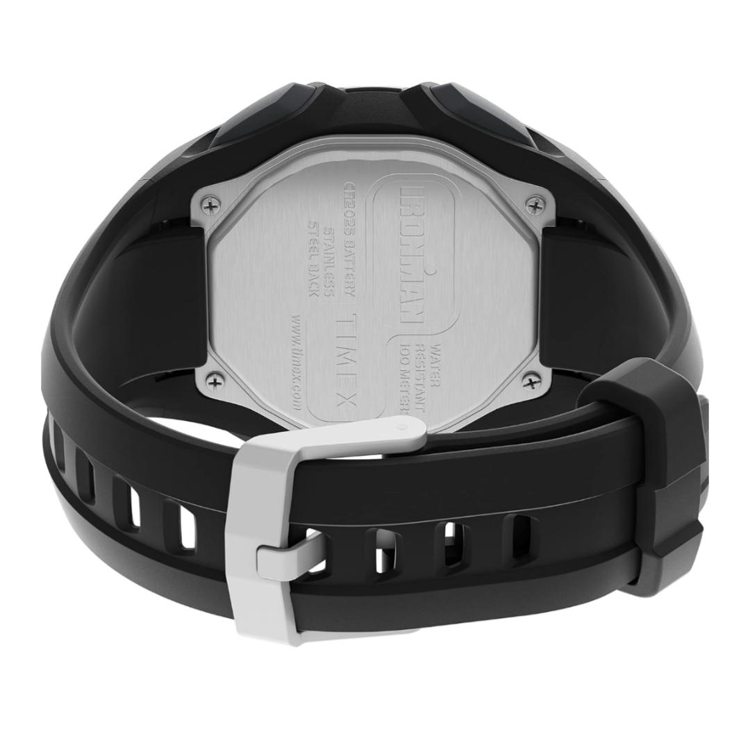TIMEX Men's IRONMAN Classic 30 Blackout Negative 45mm Sport Watch, Resin Strap