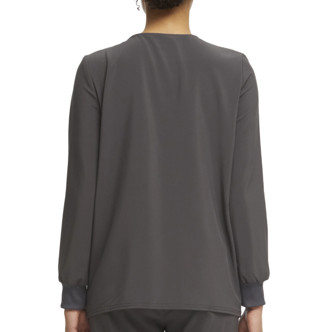 Scrubstar Women's Ethical Fabric Stretch Snap Front Active Warm Up Scrub Jacket