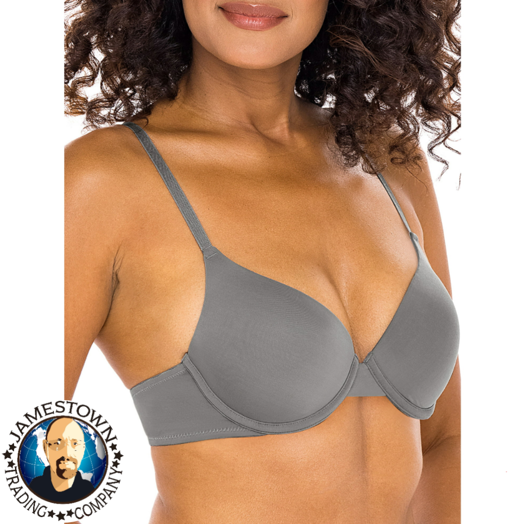 Secret Treasures Women's T-Shirt Bra Gray