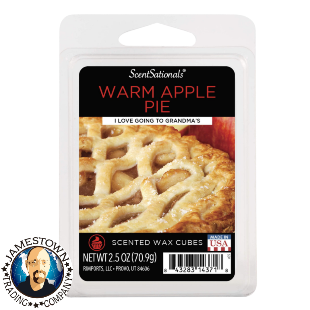 Warm Apple Pie Scented Wax Melts, ScentSationals, 2.5 oz (Lot of 7)