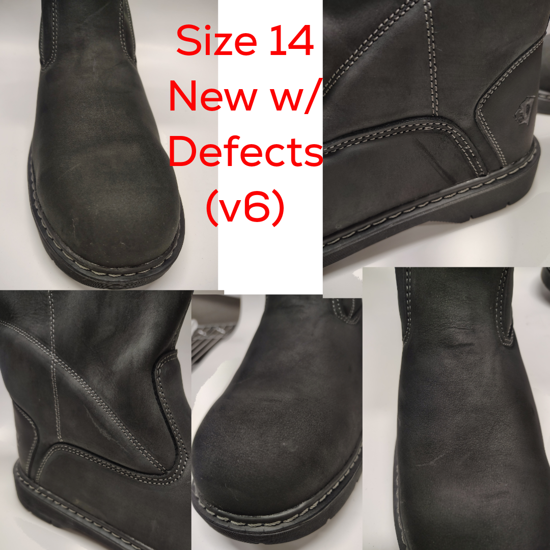 Men's Steel Toe Leather Boots HERMAN SURVIVORS Men's THEO WELLINGTON