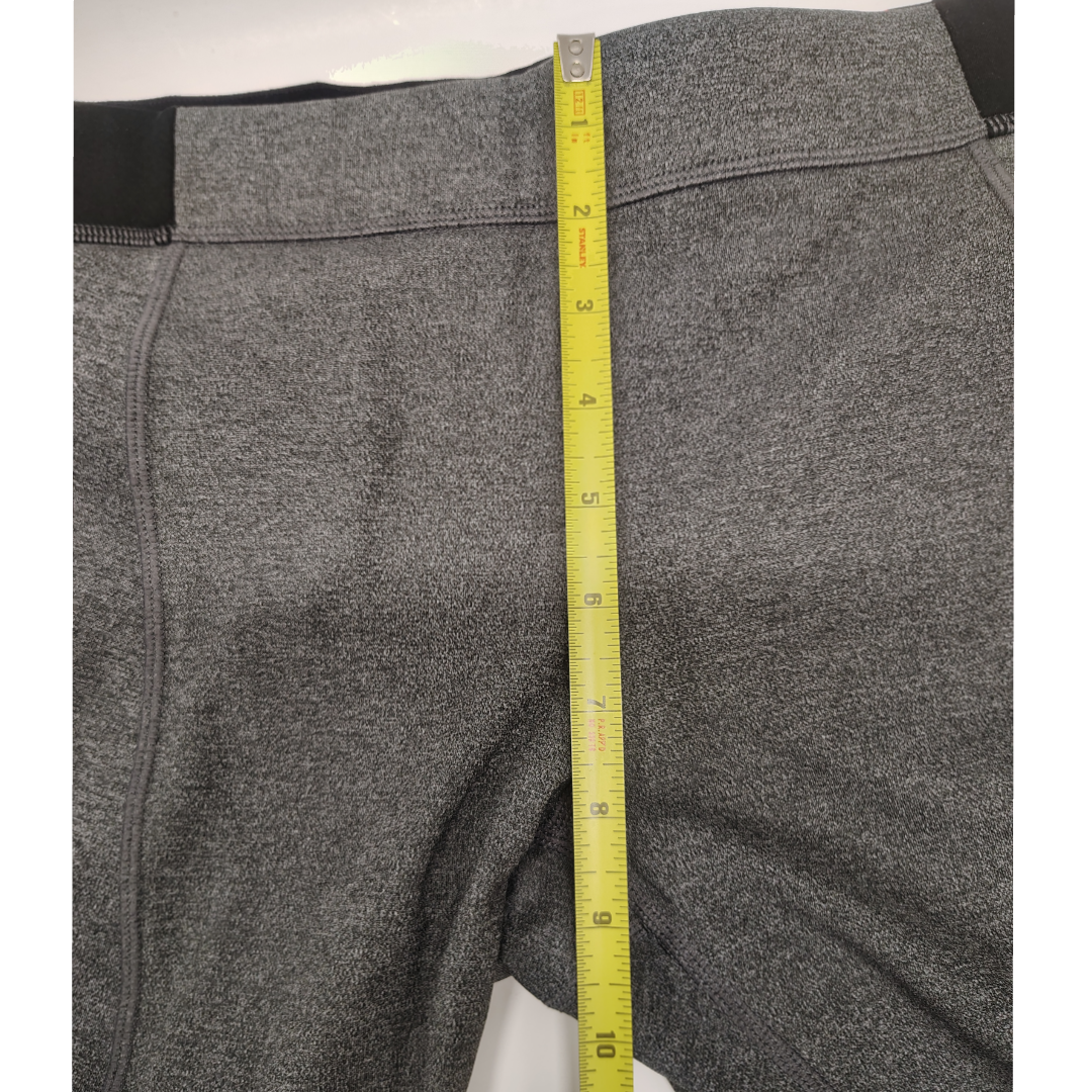 Adidas ? x Ivy Park Medium Leggings Gray Salmon Black Mesh On Side