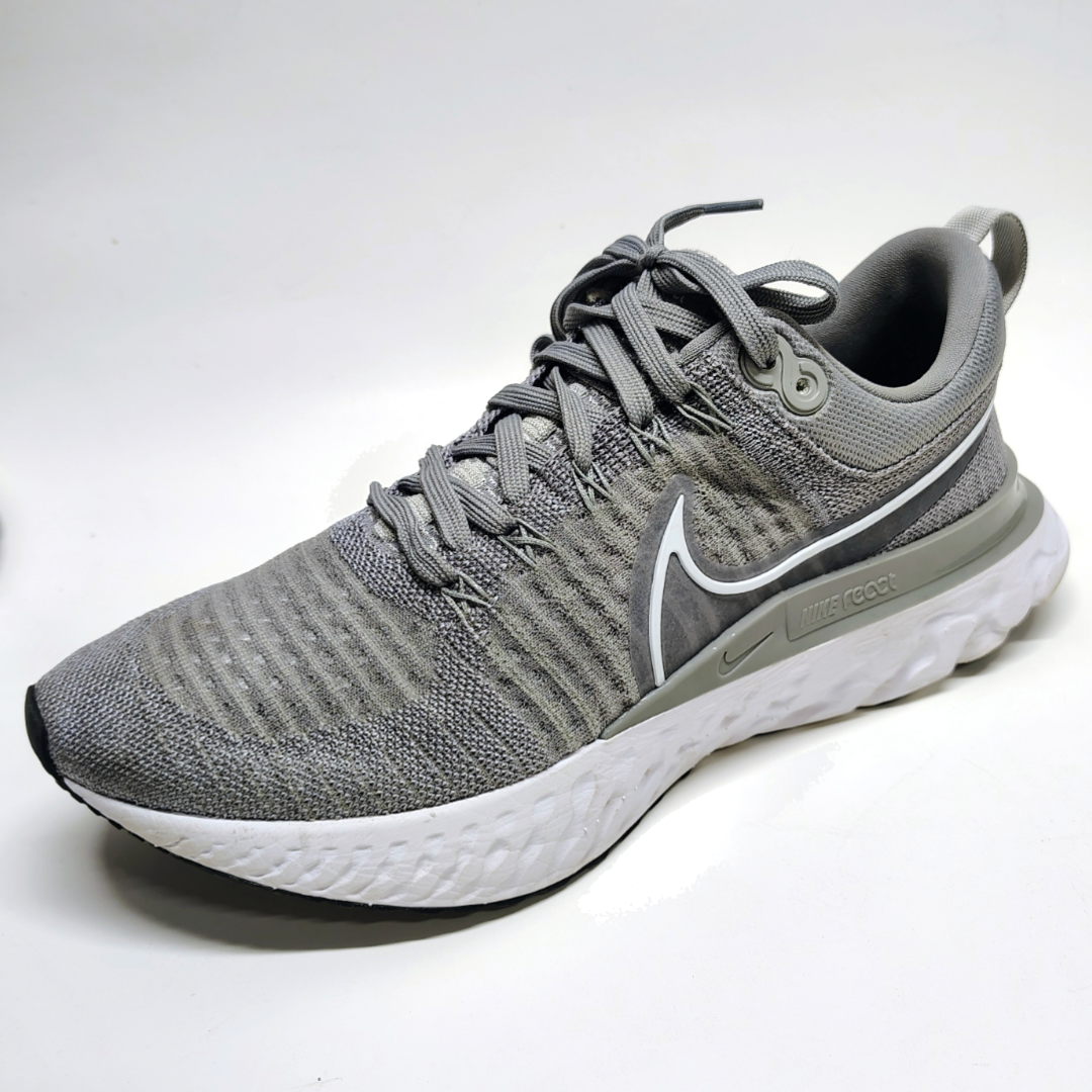 Size 9.5 - Nike React Infinity Run Flyknit 2 Particle Grey White (CT2357-001)