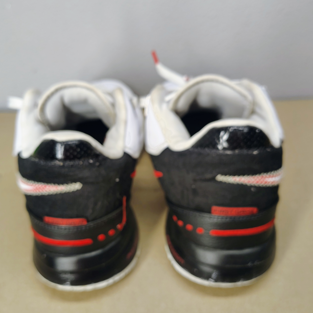 Mens Nike Lebron NXXT Gen AMPD Sneakers: FJ1566-100,Wht/Blk/Red, Size 8.5