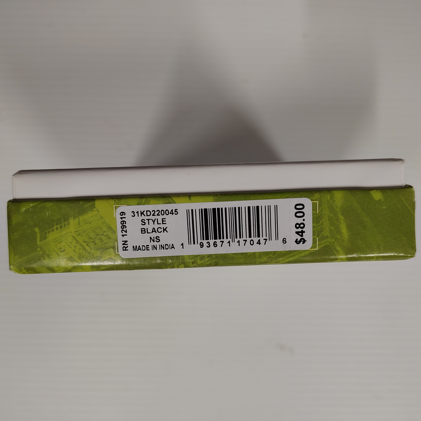 Man’s Black Leather Wallet By Kenneth Cole Reaction Hand Crafted Leather