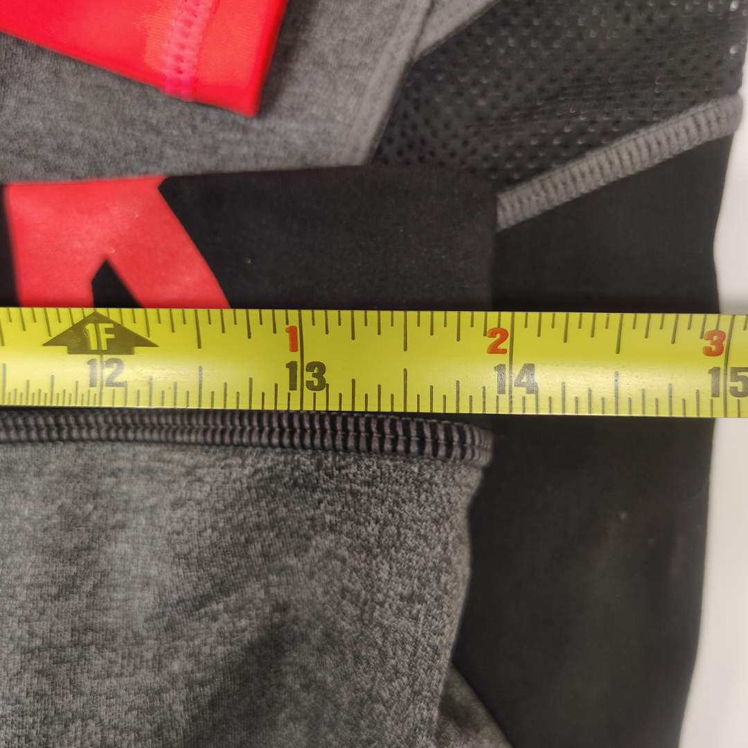 Adidas ? x Ivy Park Medium Leggings Gray Salmon Black Mesh On Side