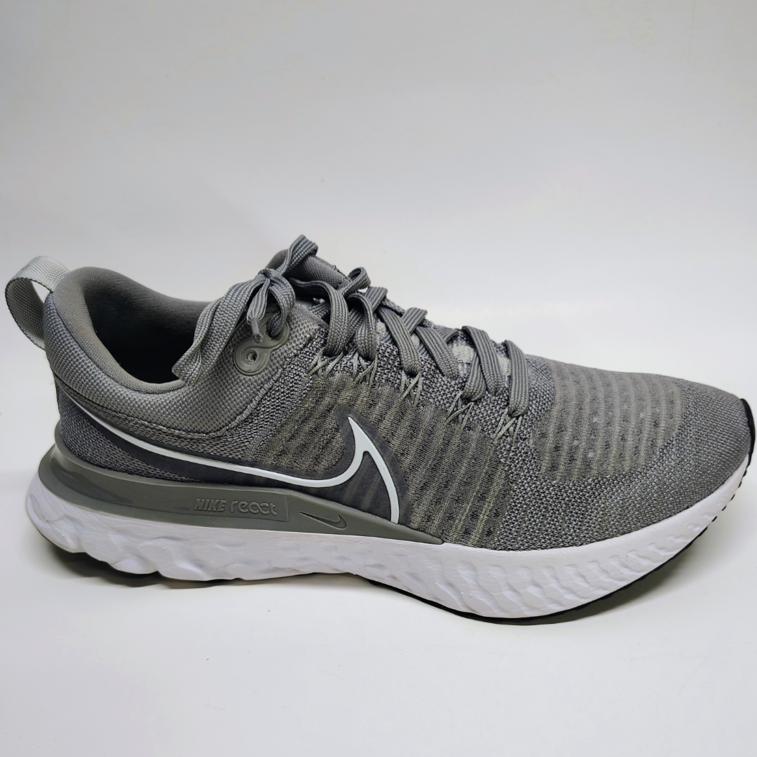 Size 9.5 - Nike React Infinity Run Flyknit 2 Particle Grey White (CT2357-001)
