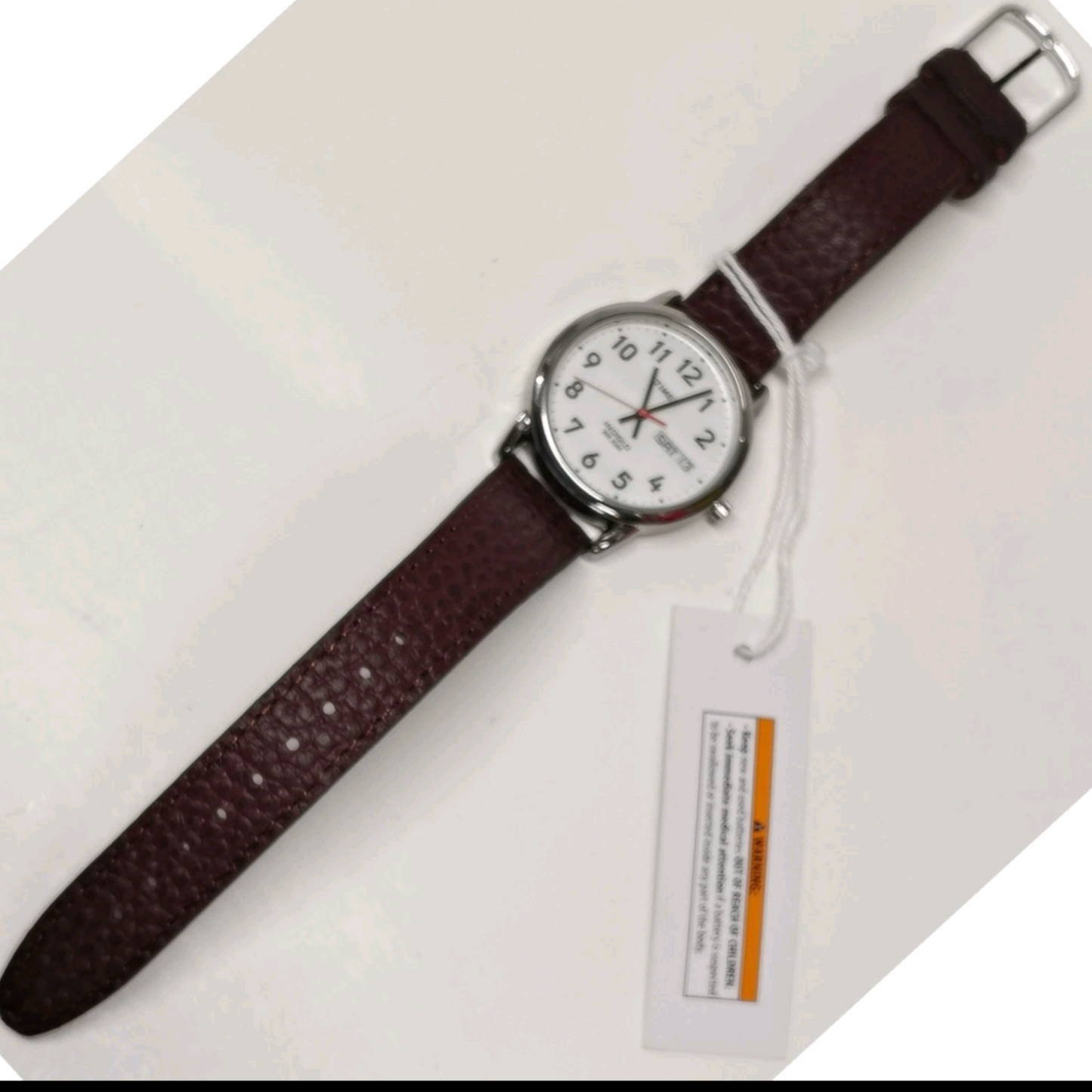 Timex Mens Easy Reader Indiglo Watch | 35mm | Water Resistant | T20041 Leather