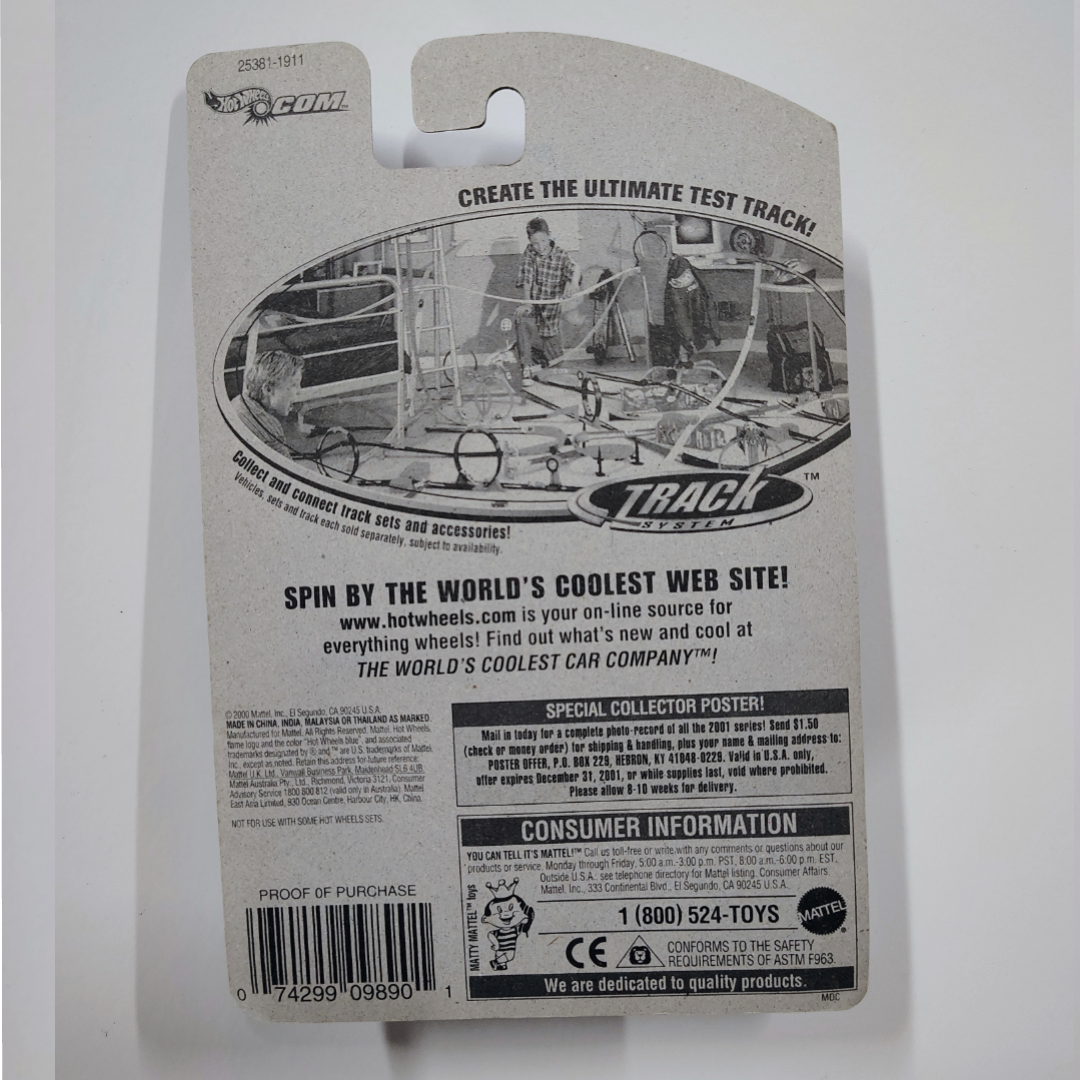 2000 Hot Wheels Semi Fast Green White Top Collector No.189 from Mattel