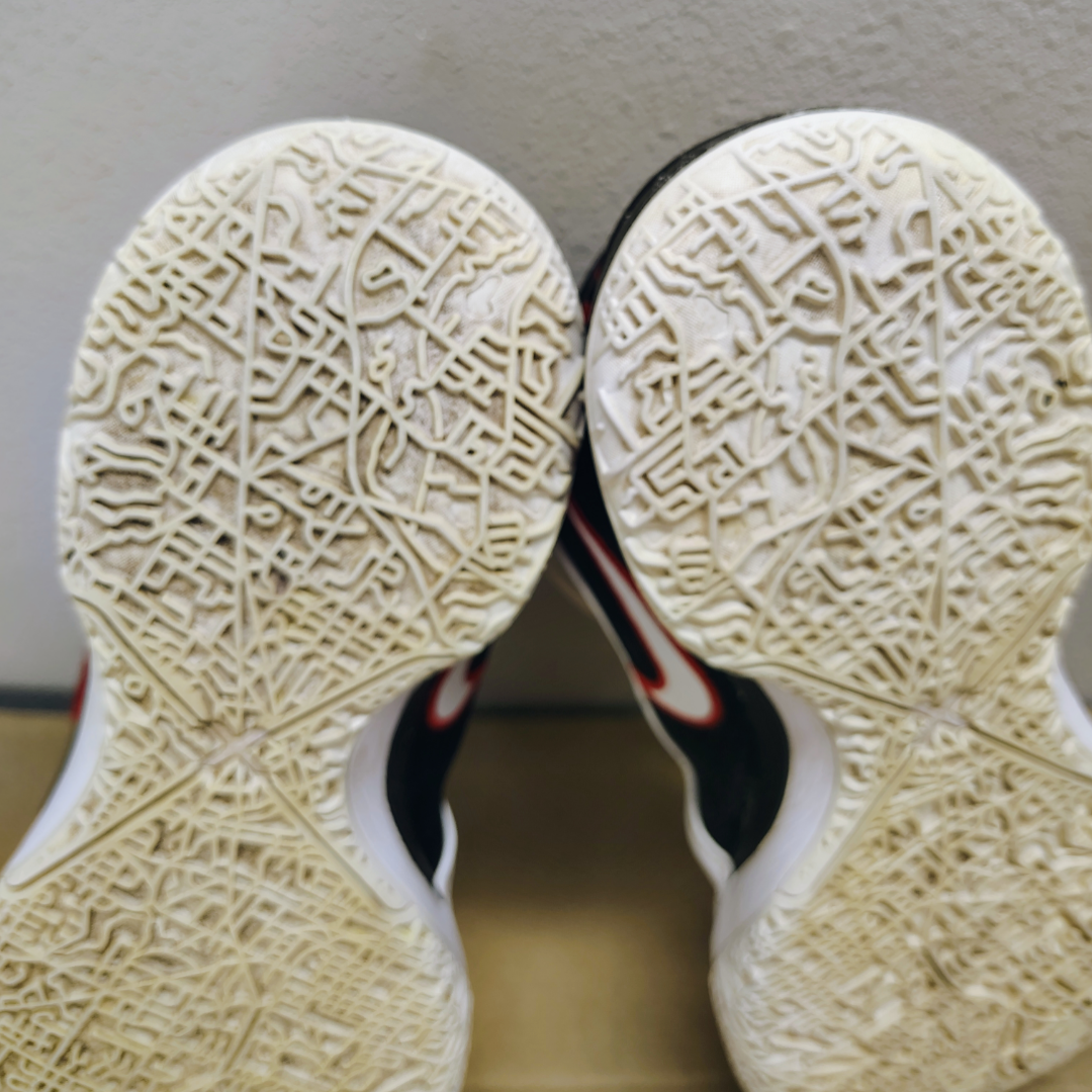 Mens Nike Lebron NXXT Gen AMPD Sneakers: FJ1566-100,Wht/Blk/Red, Size 8.5