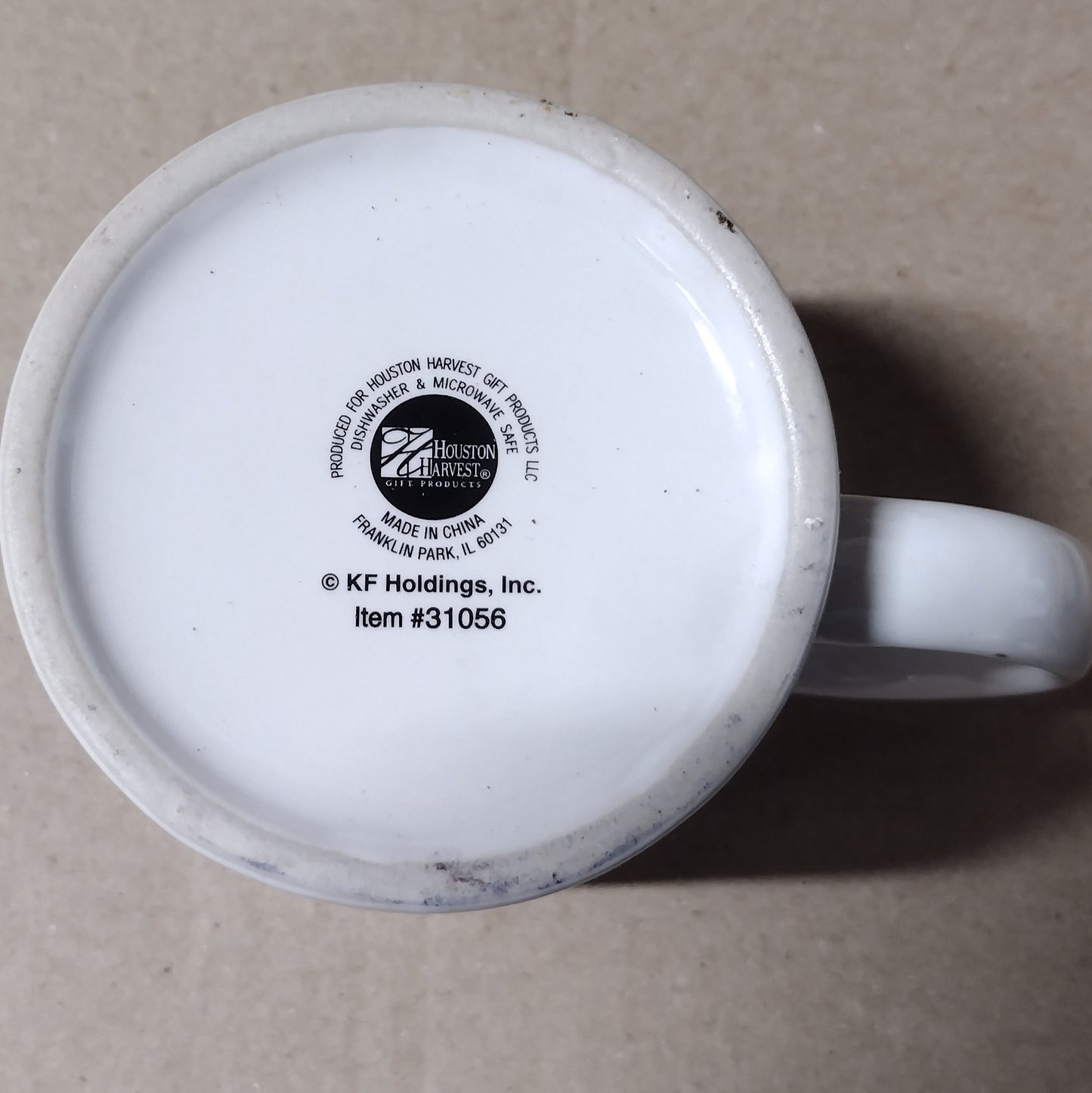 Blue White Cow Nabisco Oreo Cookie Collectible Ceramic Coffee Cup Mug- Pre-owned