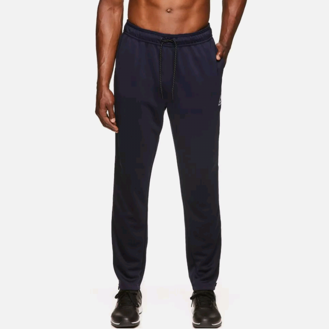 Reebok Men's Joggers Sweatpants Training Track Pants Navy Blue 2XL Slim New