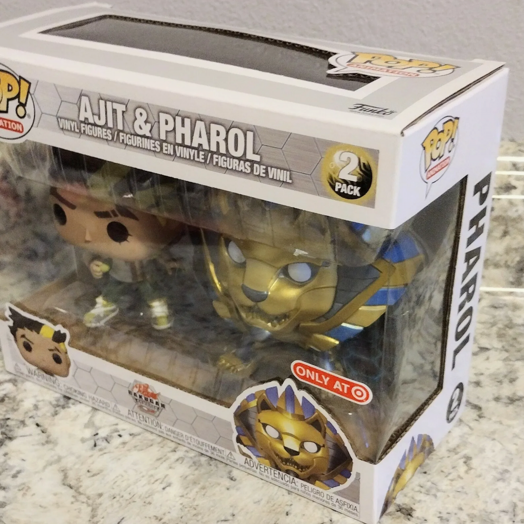 Bakugan Ajit & Pharol US Target Exclusive 2021 Pop! Vinyl 2-pack