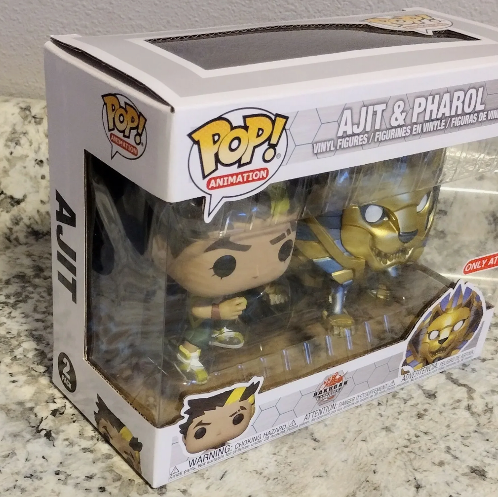 Bakugan Ajit & Pharol US Target Exclusive 2021 Pop! Vinyl 2-pack