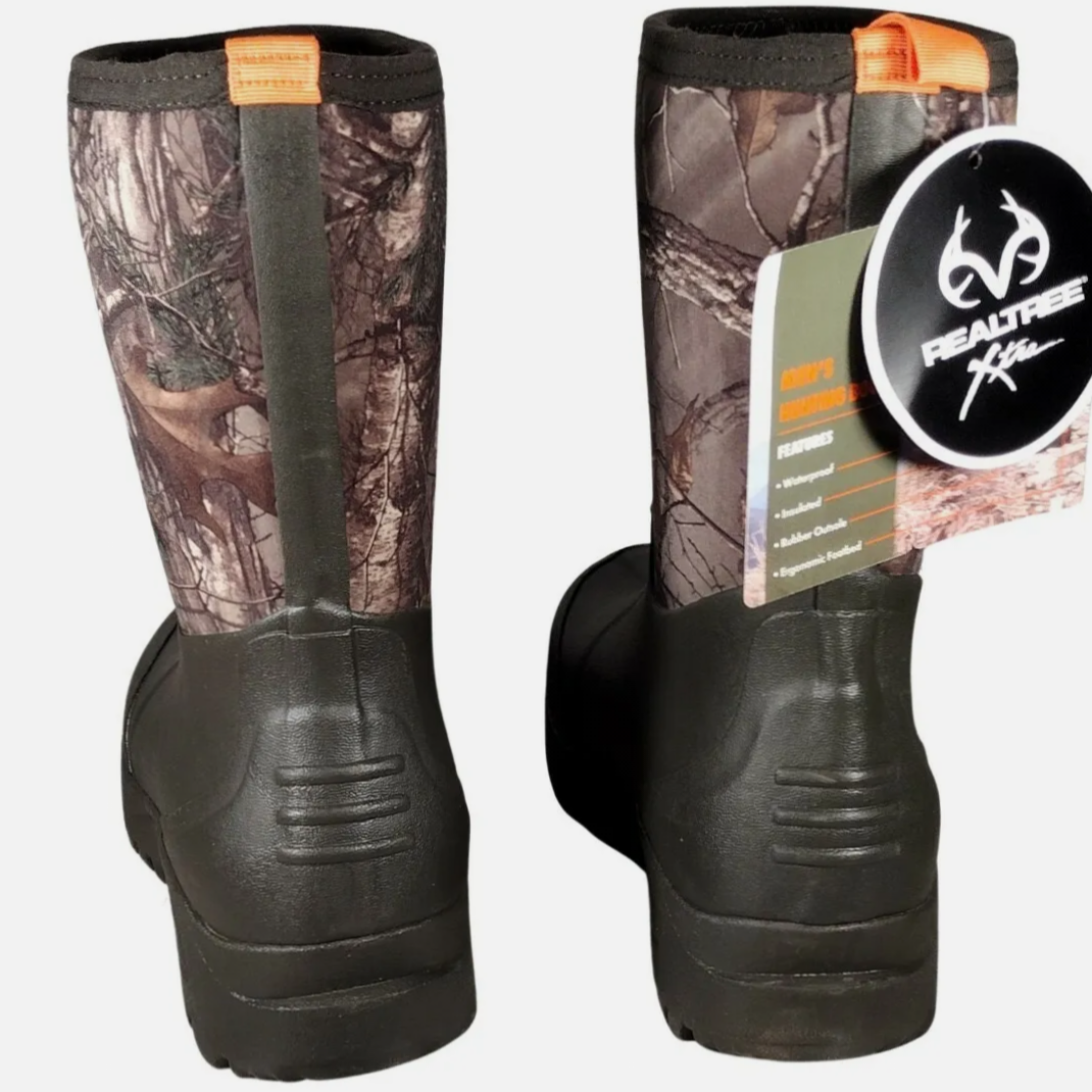 Ozark Trail Mens Camo Hunting Boots FREEFALL Slip On New in Box