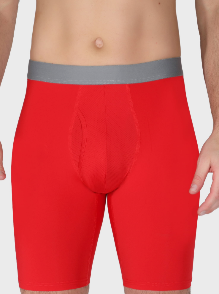 Athletic Works Men's Boxer Briefs Underwear 3 Pack - 9 inch Inseam New