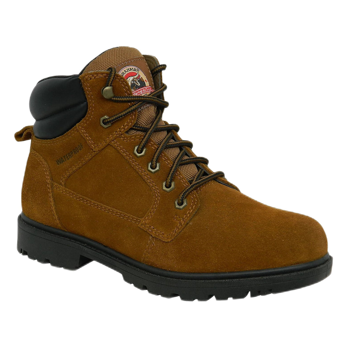 Brahma Men's Bravo Waterproof 6" Soft Toe Work Boots - Brown / Wide / 11