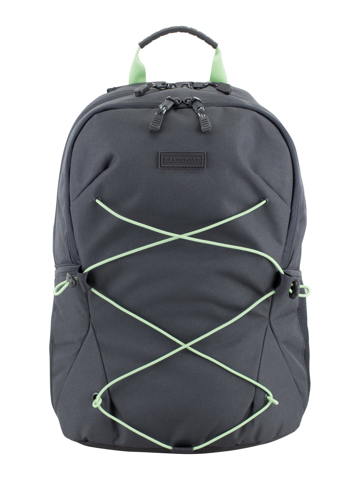 Eastsport Unisex Ascend Athleisure 18.5" Bungee Backpack, Nine Iron - Nine Iron