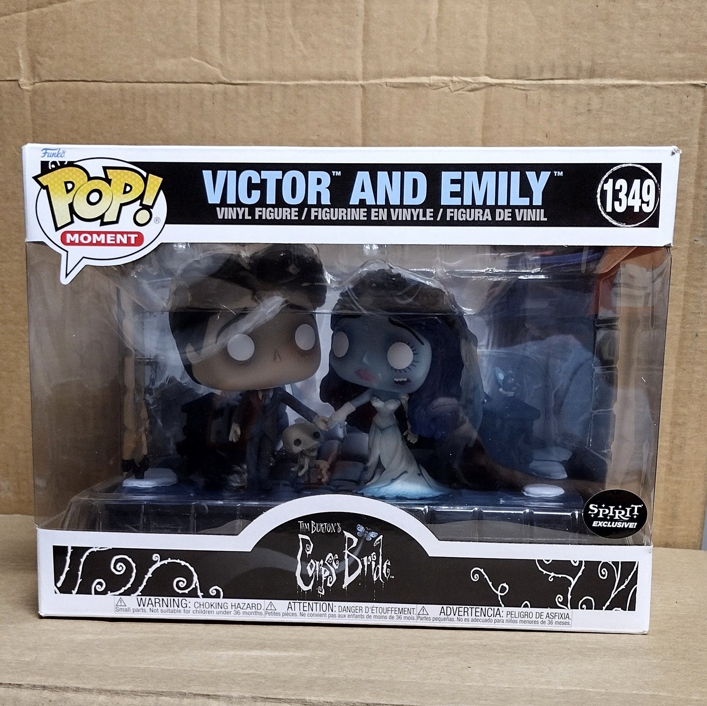 Funko Pop Movie Moment Corpse Bride Victor and Emily Spirit Halloween Exclusive #1349