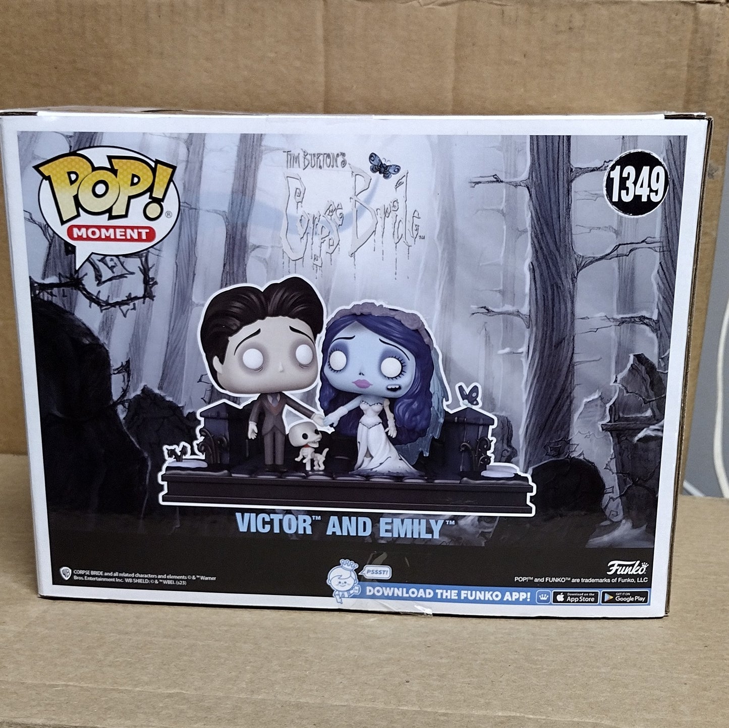 Funko Pop Movie Moment Corpse Bride Victor and Emily Spirit Halloween Exclusive #1349