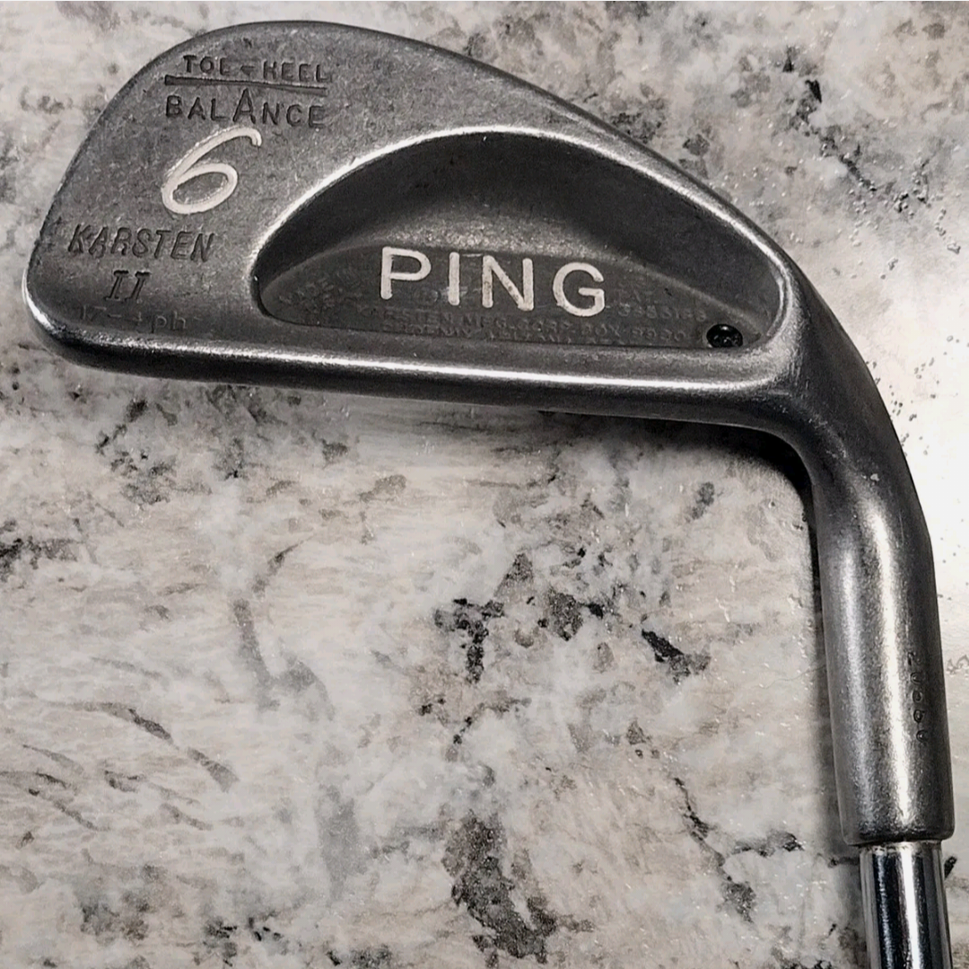 PING Karsten II Black Dot 6 and 9 Iron Right Hand PING ZZ Lite Stiff Steel Golf Pre-Owned