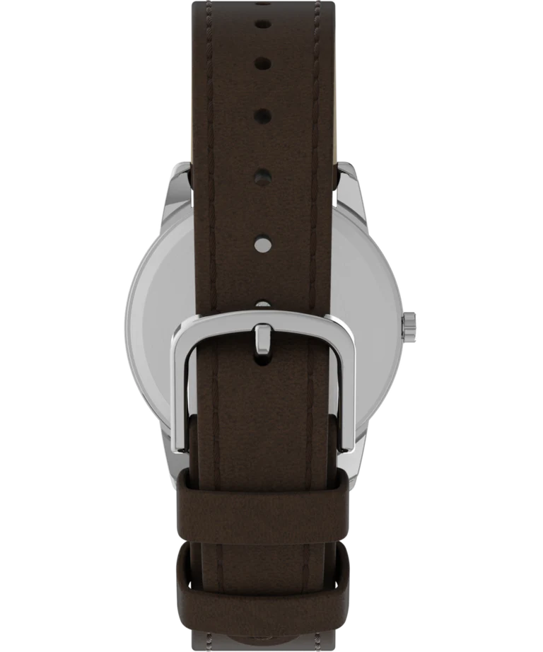Timex Easy Reader Day Date 35mm Leather Strap Watch T20041