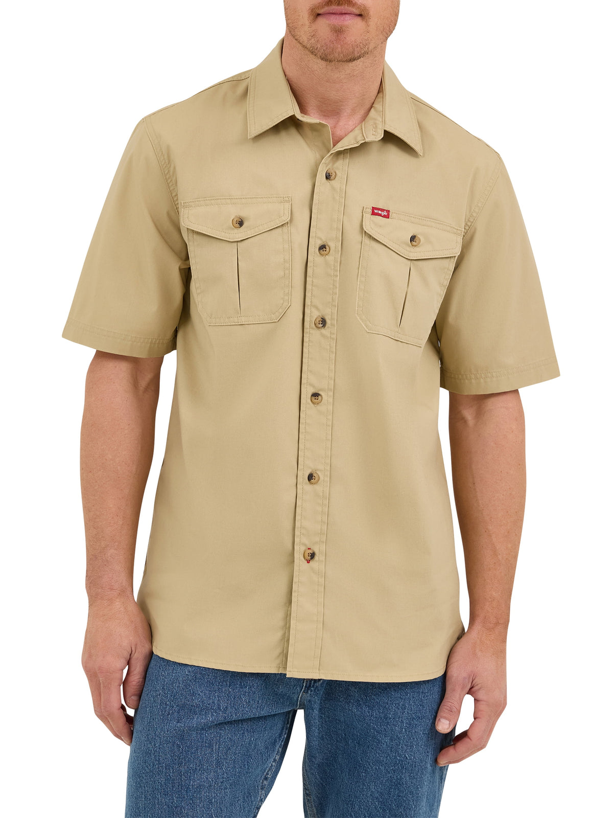 Wrangler Mens Short Sleeve Hero Twill Shirt
