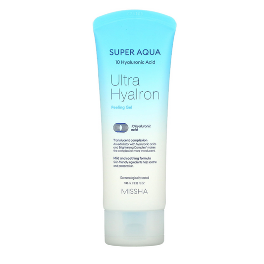 Missha Super Aqua, Ultra Hyalron Peeling Gel, 3.38 fl oz (100 ml)