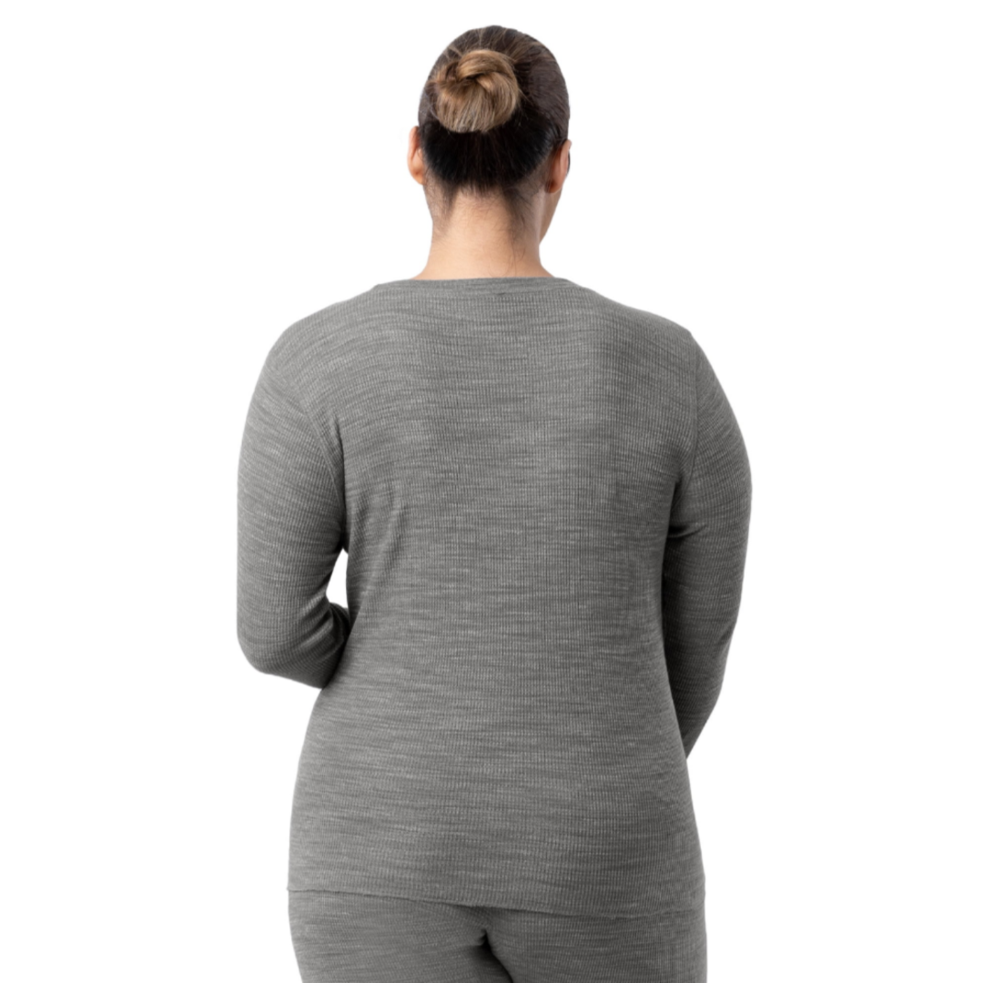 FRUIT OF THE LOOM WOMEN'S EVERSOFT WAFFLE THERMAL LONG UNDERWEAR TOP G –  Jamestown Trading Company
